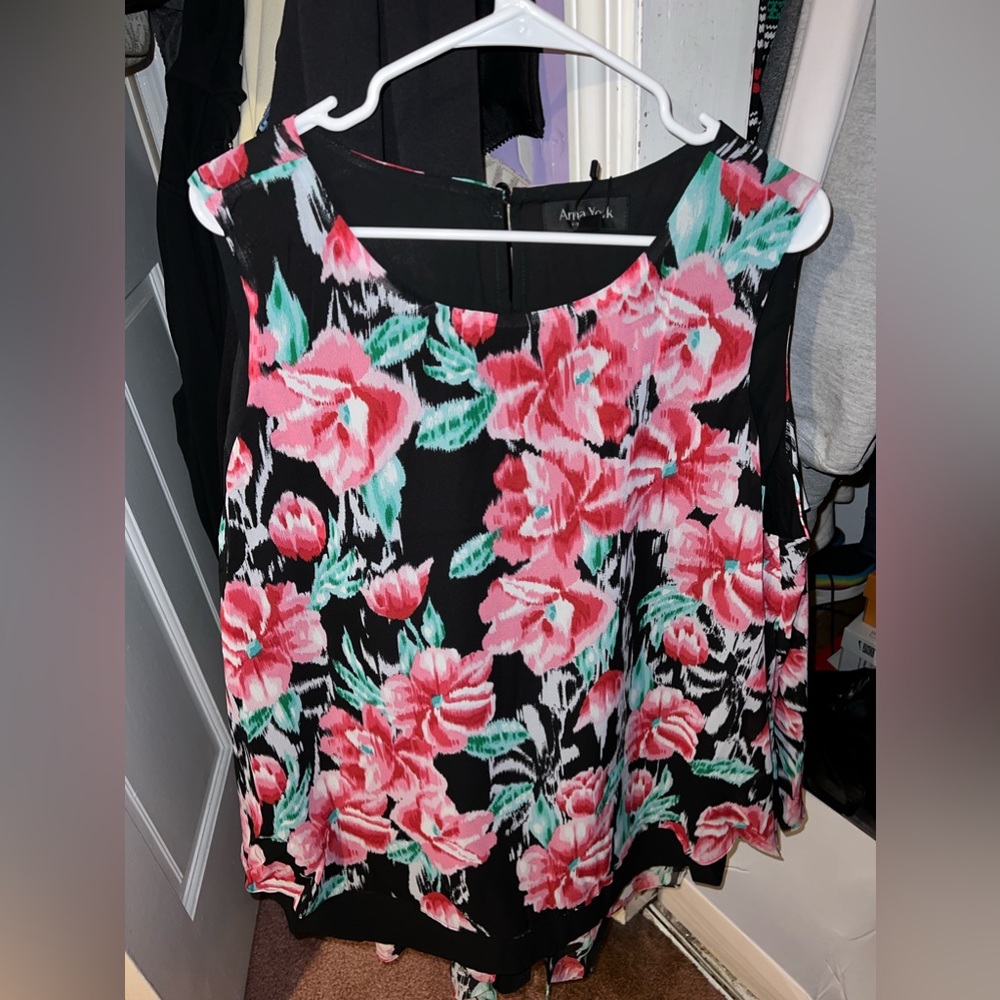 Blurred Floral Arna York Top